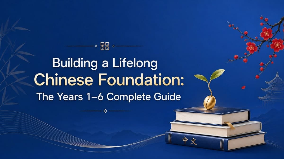 Building a Lifelong Chinese Foundation: The Years 1–6 Complete Guide