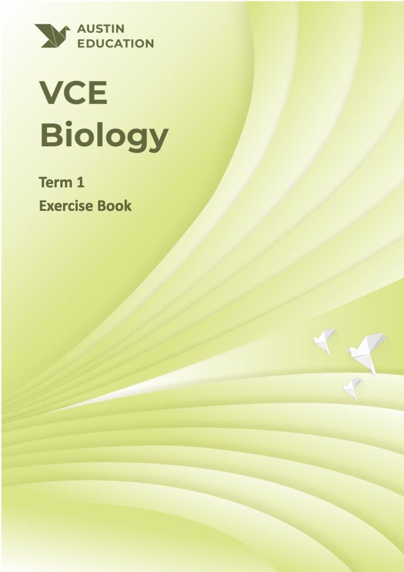 澳升教育 VCE 生物 Term 1 练习册封面