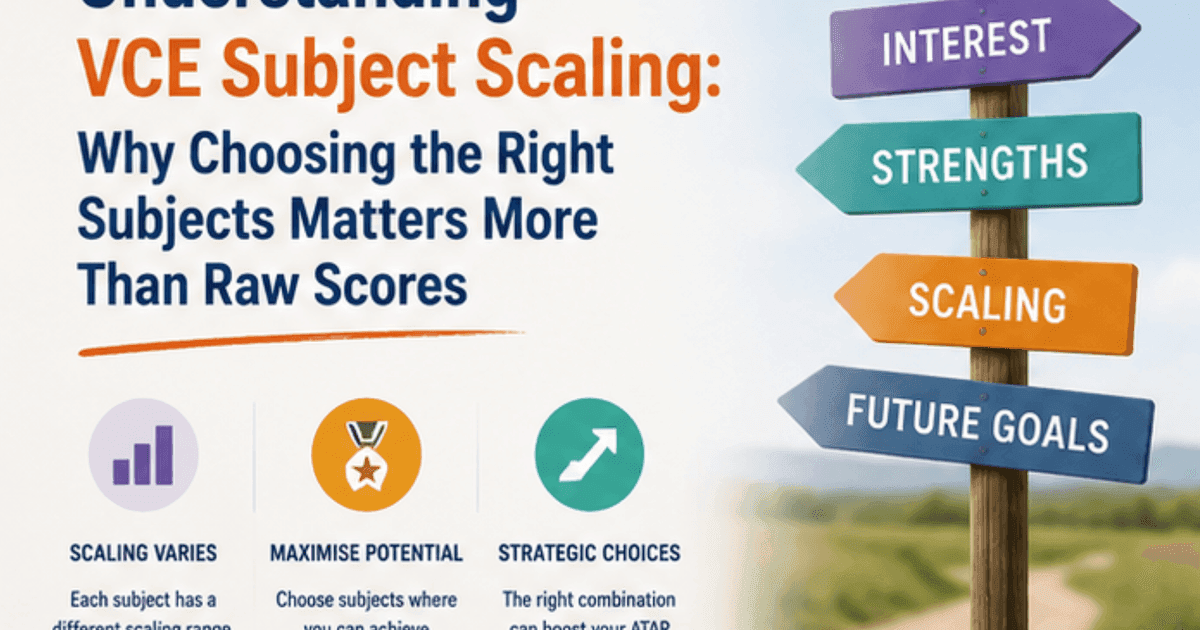VCE Subject Scaling Explained: Why Strategy Matters More Than Numbers