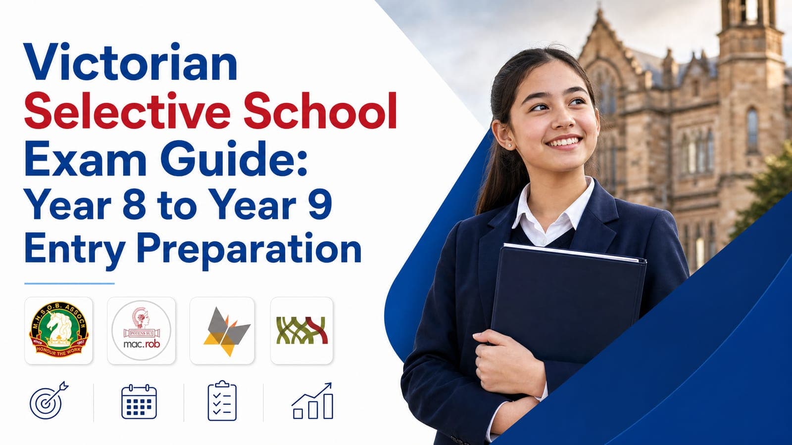 Victorian Selective School Exam Guide: Year 8 to Year 9 Entry Preparation