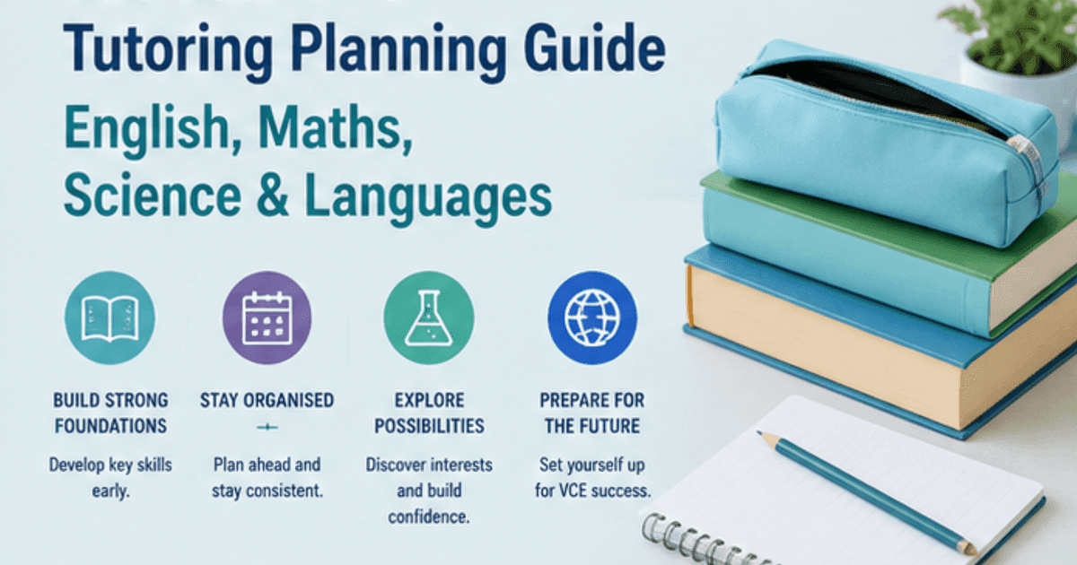 The Year 7–9 Tutoring Planning Guide: English, Maths, Science & Languages