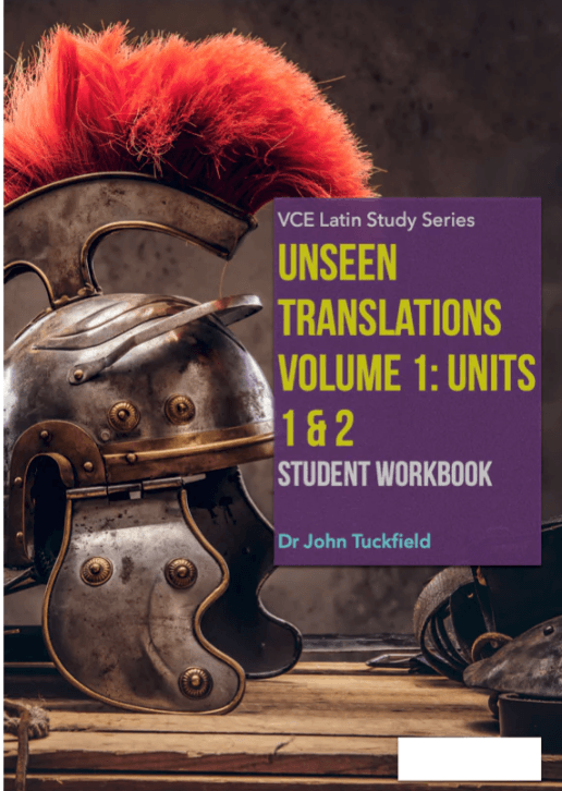 Austin Education VCE Latin textbook authored by Dr John Tuckfield — volume 1