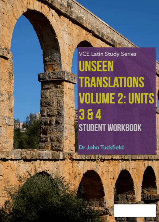 Austin Education VCE Latin textbook authored by Dr John Tuckfield — volume 2