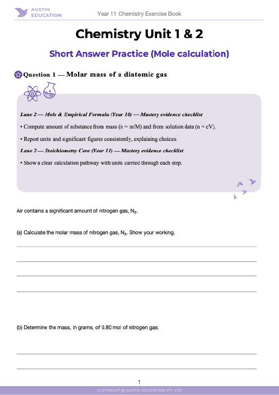 Materials, Feedback and Progress Tracking textbook 1