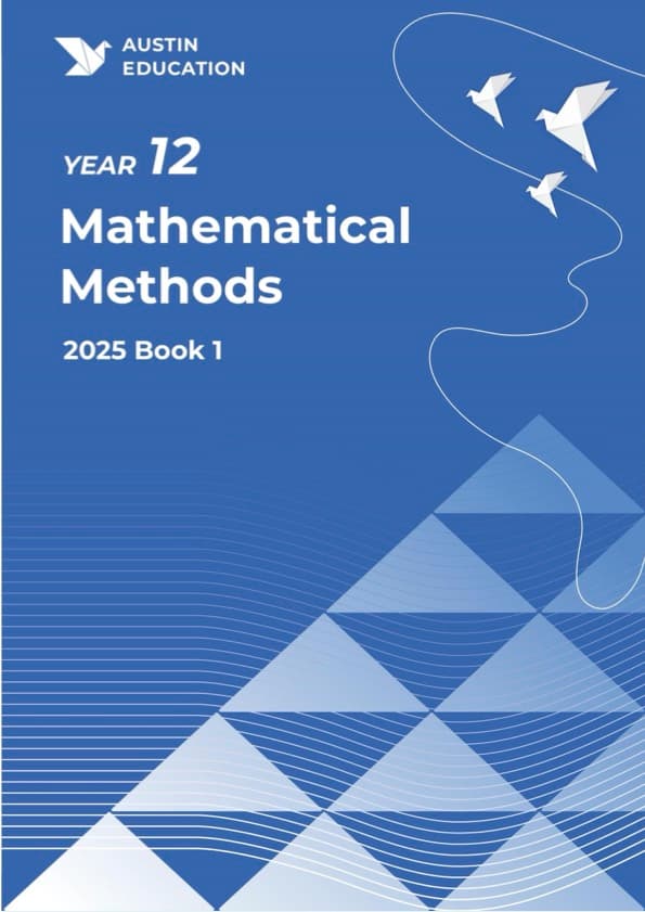 VCE Mathematical Methods textbook Unit 2 cover