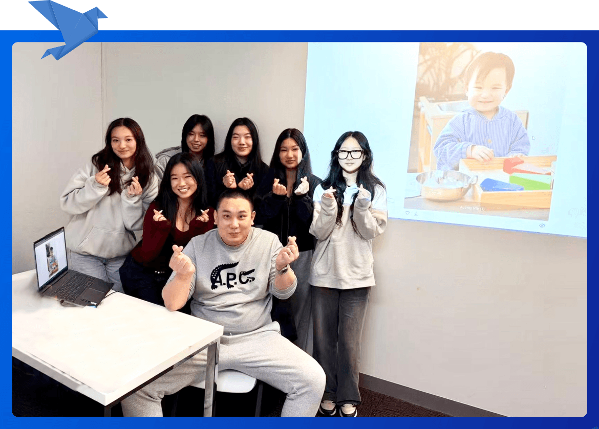 Students learning at Austin Education